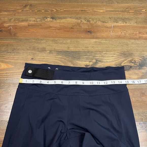 Aday Crop & Roll Leggings Midnight Blue Women's Size M - Picture 6 of 8